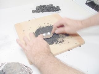 Crushing Charcoal 1