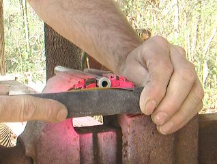 Sand end of tube